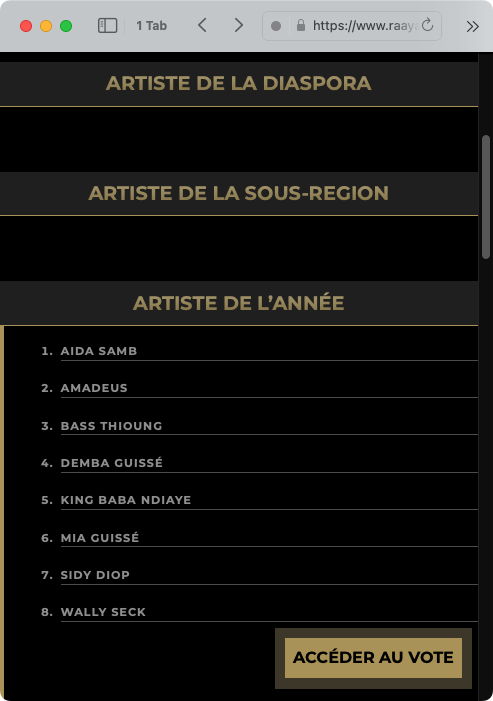 access vote