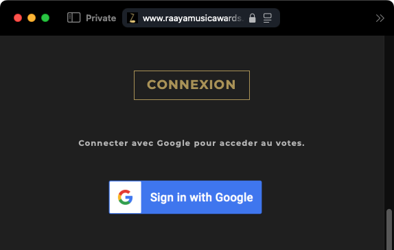 connexion